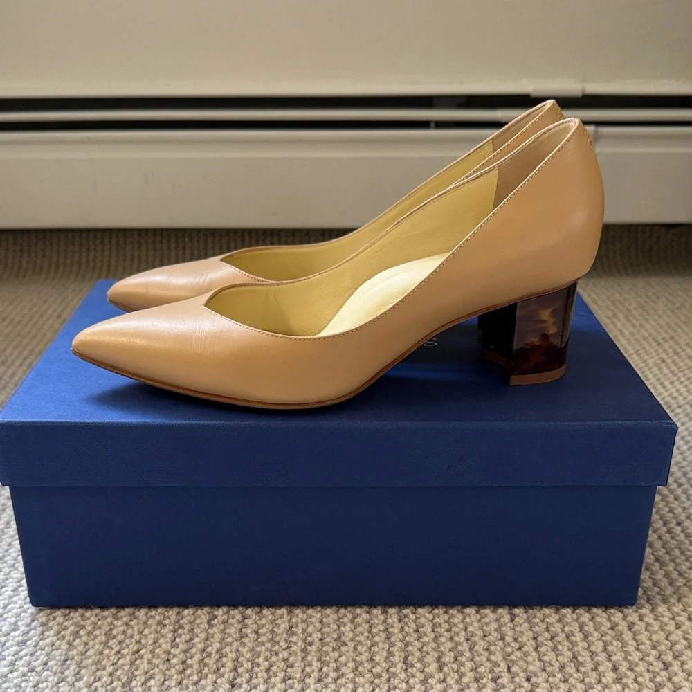 Sarah Flint Perfect Emma Beige Heels - Picture 3 of 6